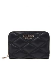 Guess Duży Portfel Damski SWQG96 32140 Czarny. Czarne portfele Guess, z aplikacjami, ze skóry. Za 139.99 zł.