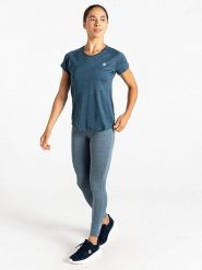 Dare 2b Koszulka sportowa "Corral Tee" w kolorze granatowym rozmiar: 38. Niebieskie koszulki sportowe Dare 2b, bez wzorów, z materiału, bez ramiączek, outdoorowe. Za 74.81 zł.