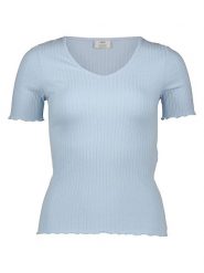 JDY Koszulka "Fransiska Life" w kolorze błękitnym rozmiar: L. Niebieskie bluzki JDY, l, bez wzorów, bez kołnierzyka, bez ramiączek. Za 61.46 zł.