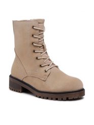 Clara Barson Trapery WS5600-09 Beżowy. Brązowe trapery i śniegowce Clara Barson, ze skóry. Za 119.99 zł.