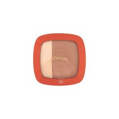 Loreal L'oreal Glam Bronze Duo Powder (W) puder brązujący w kamieniu 102 Brunette Harmony 9g. Pudry brązujące Loreal. Za 32.30 zł.