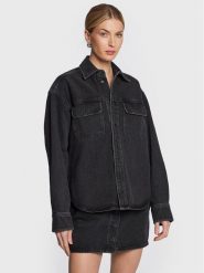 Samsøe Samsøe Kurtka jeansowa Ellen F22400111 Czarny Regular Fit. Czarne kurtki Samsøe & Samsøe, xl, bez wzorów, z bawełny, bez kaptura. Za 489.99 zł.