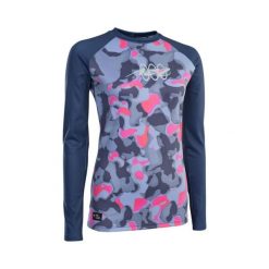 Koszulka surfingowa damska ION Lizz LS capsule pink. Czerwone bluzki ION, m, bez wzorów, z lycry, sportowe, bez kołnierzyka, bez ramiączek. Za 139.99 zł.