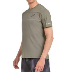 Bullpadel Monda T-shirt. Zielone t-shirty bullpadel, bez wzorów, bez kołnierzyka, bez ramiączek. W wyprzedaży za 145.35 zł.