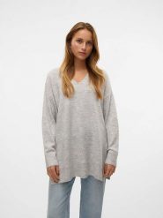 Vero Moda Sweter w kolorze jasnoszarym rozmiar: S. Szare swetry Vero Moda, s, bez wzorów, bez ramiączek. Za 88.45 zł.