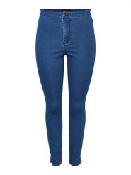Pieces Dżinsy "Sanni" - Skinny fit - w kolorze niebieskim rozmiar: XS. Niebieskie jeansy Pieces, xs, bez wzorów, z podwyższonym stanem. Za 57.20 zł.