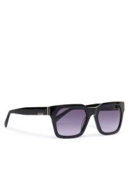 Guess Okulary przeciwsłoneczne GU00172 Czarny. Czarne okulary przeciwsłoneczne Guess, z aplikacjami, z tworzywa sztucznego. Za 399.99 zł.