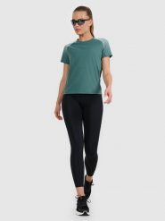 4F Legginsy do biegania szybkoschnące damskie - czarne L. Czarne legginsy 4f, l, bez wzorów. Za 199.99 zł.