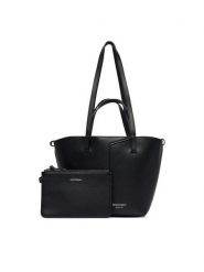 Emporio Armani Torebka EW005753 AF29459 Czarny. Czarne torebki klasyczne Emporio Armani, bez wzorów, ze skóry, bez dodatków. Za 2,069.00 zł.