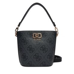 Torebka Guess. Szare torebki klasyczne Guess, z aplikacjami, bez dodatków. Za 589.99 zł.