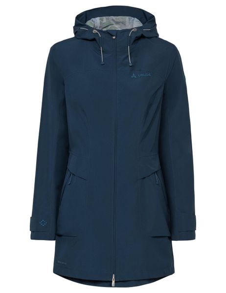 Parka dla kobiet VAUDE Escape. Niebieskie parki Vaude, z materiału, biznesowe, bez kaptura. Za 720.65 zł.