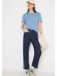 Cecil Koszulka w kolorze błękitnym rozmiar: S. Niebieskie bluzki Cecil, s, bez wzorów, bez kołnierzyka, bez ramiączek. Za 57.33 zł.