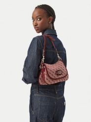 Guess Torebka Samantha HWJG23 13190 Bordowy. Czerwone torebki klasyczne Guess, z aplikacjami, z materiału, bez dodatków. Za 584.99 zł.