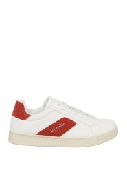 Benetton Sneakersy w kolorze biało-czerwonym rozmiar: 37. Białe trampki Benetton, bez wzorów, bez zapięcia. Za 154.79 zł.