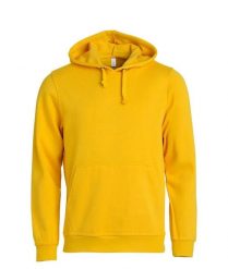 Clique Basic Hoody bluza z kapturem unisex lemon. Żółte bluzy CLIQUE, xs, bez wzorów, z bawełny, z kapturem. Za 173.55 zł.