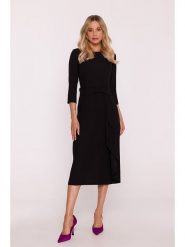Stylove Sukienka w kolorze czarnym rozmiar: S. Czarne sukienki Stylove, s, bez wzorów, bez kołnierzyka, bez ramiączek, midi. Za 239.99 zł.
