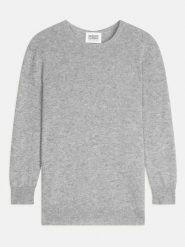 AUTHENTIC CASHMERE Kaszmirowy sweter "Estaris" w kolorze jasnoszarym rozmiar: S. Szare swetry AUTHENTIC CASHMERE, s, bez wzorów, z kaszmiru, bez ramiączek. Za 347.99 zł.