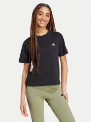Adidas T-Shirt Essentials Small Logo JH3690 Czarny Slim Fit. Czarne t-shirty Adidas, s, bez wzorów, z bawełny, bez kołnierzyka, bez ramiączek. Za 119.99 zł.