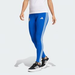 Legginsy Real Madrid. Niebieskie legginsy Adidas, l, bez wzorów. Za 249.00 zł.
