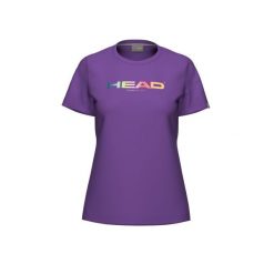 RAINBOW T-Shirt Women. Fioletowe koszulki sportowe Head, bez wzorów, bez ramiączek, tenisowe. W wyprzedaży za 136.00 zł.