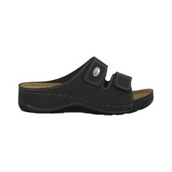 Tamaris Sandały czarny female czarny 36. Czarne sandały Tamaris, bez wzorów, ze skóry, biznesowe, bez obcasa, bez zapięcia. Za 139.00 zł.