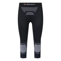 Legginsy termoaktywne damskie 3/4 X-Bionic Energizer 4.0 Opal Black. Czarne legginsy XBIONIC, bez wzorów. Za 489.99 zł.