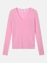 Just Cashmere Kaszmirowy sweter "Joan" w kolorze jasnoróżowym rozmiar: M. Różowe swetry Just Cashmere, m, bez wzorów, z kaszmiru, bez ramiączek. Za 371.59 zł.