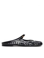 Tory Burch Klapki Mellow Mary Jane 163189 Czarny. Czarne klapki Tory Burch, bez wzorów, z tworzywa sztucznego, bez obcasa. Za 1,059.00 zł.