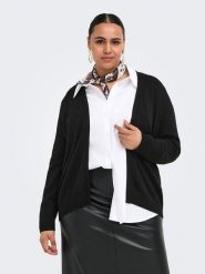 ONLY Carmakoma Kardigan w kolorze czarnym rozmiar: S-42/44. Czarne kardigany Only Carmakoma, s, bez wzorów. Za 85.95 zł.