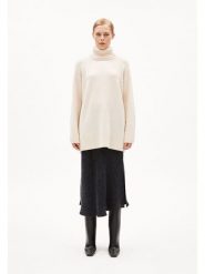 Armedangels Wełniany golf "Ardiaa" w kolorze kremowym rozmiar: L. Brązowe golfy ARMEDANGELS, l, bez wzorów, z wełny, bez ramiączek. Za 243.64 zł.