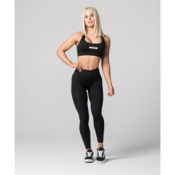 Legginsy Ultra Comfort Carpatree z wysokim stanem sportowe dla kobiet. Czarne legginsy Carpatree, xs, bez wzorów, z elastanu, z podwyższonym stanem. Za 131.99 zł.