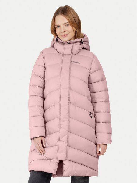 Didriksons Płaszcz zimowy Marion 505408 Różowy Regular Fit. Czerwone płaszcze Didriksons, na zimę, bez wzorów, z syntetyku, bez kaptura. Za 989.99 zł.