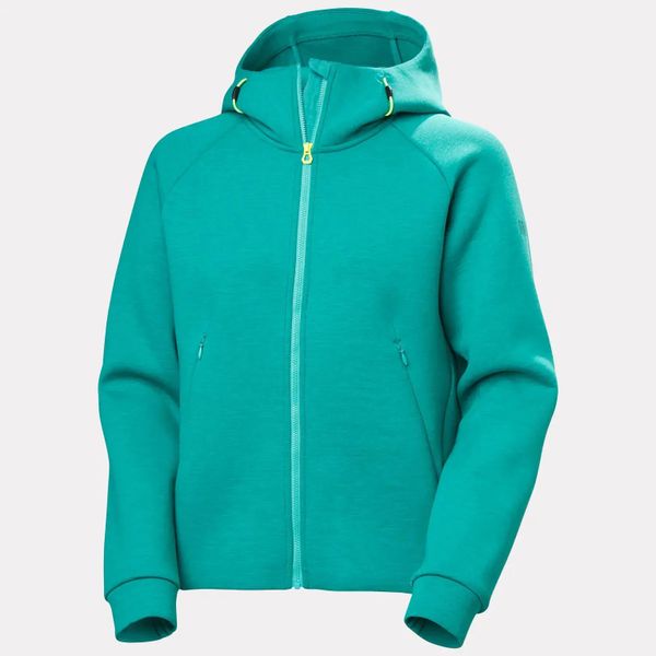 Bluza damska z kapturem Helly Hansen HP Ocean 2.0. Zielone bluzy Helly Hansen, na lato, l, bez wzorów, z elastanu, z kapturem. Za 488.50 zł.