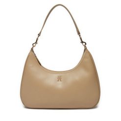 Torebka Tommy Hilfiger. Brązowe torebki klasyczne TOMMY HILFIGER, bez wzorów, bez dodatków. Za 749.99 zł.