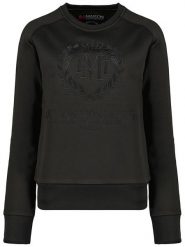 Maison Montaigne Bluza "Fimosai" w kolorze czarnym rozmiar: M. Czarne bluzy Maison Montaigne, m, bez wzorów, bez kaptura. Za 92.42 zł.
