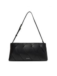 Calvin Klein Torebka Ck Woven Elongated Shoulder Bag K60K612992 Czarny. Czarne torebki klasyczne Calvin Klein, bez wzorów, ze skóry, bez dodatków. Za 349.99 zł.