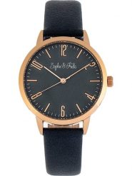 Sophie & Freda Zegarek kwarcowy "Vancouver" w kolorze różowozłoto-czarnym rozmiar: onesize. Czarne, analogowe zegarki Sophie & Freda, metalowe. Za 173.99 zł.