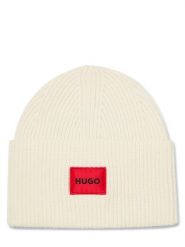 HUGO Czapka - Saffa Kobiety biały, ONE SIZE. Białe czapki Hugo, bez wzorów, z wełny. Za 309.95 zł.
