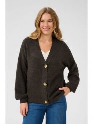 Kaffe Kardigan w kolorze ciemnobrązowym rozmiar: M. Brązowe kardigany Kaffe, m, bez wzorów, z wełny. Za 169.67 zł.