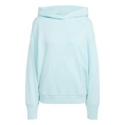 Bluza damska z kapturem adidas ALL. Niebieskie bluzy sportowe Adidas, s, bez wzorów, z bawełny, z kapturem. Za 174.00 zł.