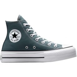 Buty sportowe Converse Chuck Taylor All Star Lift. Zielone obuwie sportowe Converse, bez zapięcia. Za 490.00 zł.