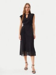 Calvin Klein Sukienka koktajlowa K20K208366 Czarny Regular Fit. Czarne sukienki Calvin Klein, bez wzorów, z syntetyku, wizytowe, bez kołnierzyka, bez ramiączek. Za 449.99 zł.