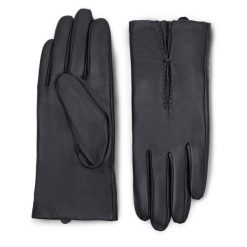 Rękawiczki Damskie Lasocki. Czarne rękawiczki Lasocki, bez wzorów. Za 119.99 zł.