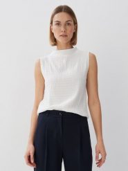 Someday Top w kolorze białym rozmiar: 40. Białe topy someday., bez wzorów, bez kołnierzyka, bez ramiączek. Za 100.99 zł.