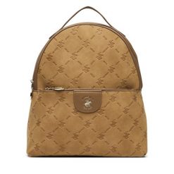 Plecak Beverly Hills Polo Club. Brązowe plecaki Beverly Hills Polo Club, bez wzorów. Za 229.99 zł.