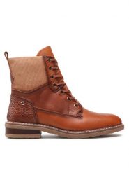 Pikolinos Botki W8J-8966C1 Brązowy. Brązowe botki Pikolinos, bez wzorów, ze skóry, bez obcasa, na płaskiej podeszwie, bez zapięcia. Za 679.99 zł.