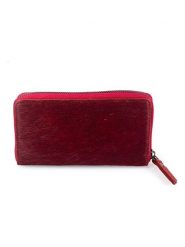 ORE10 Skórzany portfel "Wow" w kolorze bordowym - 17 x 10 x 2 cm rozmiar: onesize. Czerwone portfele ORE10, bez wzorów, z materiału. Za 127.65 zł.