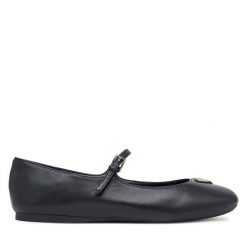 Baleriny Guess. Czarne baleriny Guess, z aplikacjami, bez obcasa. Za 589.99 zł.