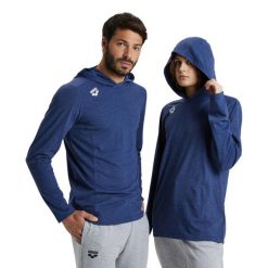 Bluza Arena Team Long Sleeve T-Shirt Panel z kapturem. Niebieskie bluzy Arena, s, bez wzorów, z bawełny, z kapturem. Za 149.99 zł.