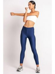 Onamaste Legginsy sportowe w kolorze granatowym rozmiar: S/M. Niebieskie legginsy Onamaste, m, bez wzorów, outdoorowe. Za 98.95 zł.